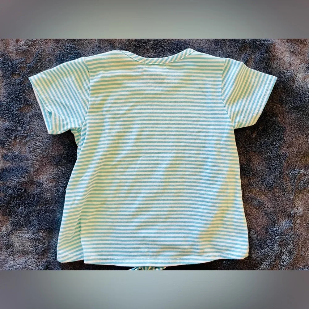 Bundle of 3: NWOT headband + sequin ice cream shirt + shorts size 5T by btween